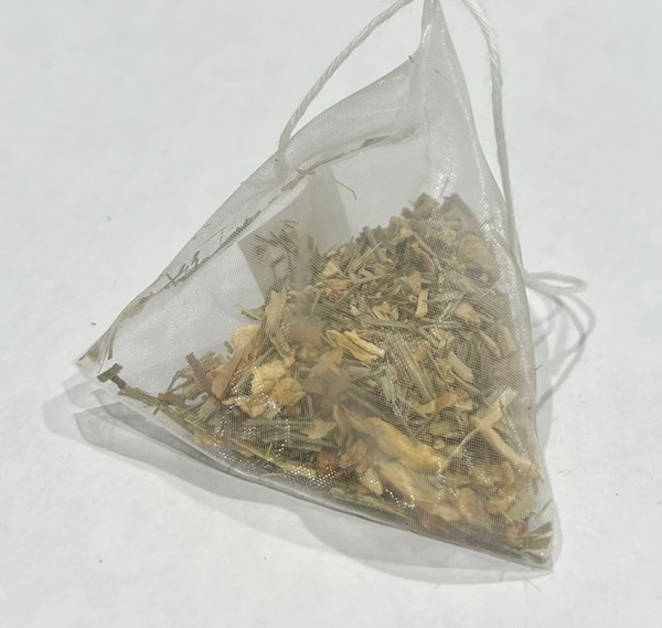 Ginger with Lemongrass Tea Sachets, 15 count (non-caffeine herbals tea)